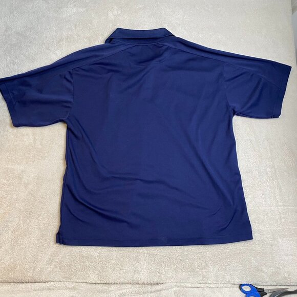 Syracuse Orange ProEdge Men's Polo Shirt L Knights Apparel Blue & Orange - Picture 7 of 7